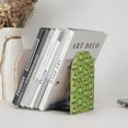 thumbnail image 6 of Lsque Cute Green Frog Printed Wood Bookends,Non-Skid Bookend for Shelves,Heavy Duty Support Bookends,Non-Slip Foam Pads for Office, Home, and Library,1 Pair, 6 of 8
