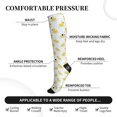 thumbnail image 3 of Bixox Yellow Rubber Duck Print Compression Socks,Compression Socks Women & Men Circulation for Medical,Running,Athletic, 3 of 7