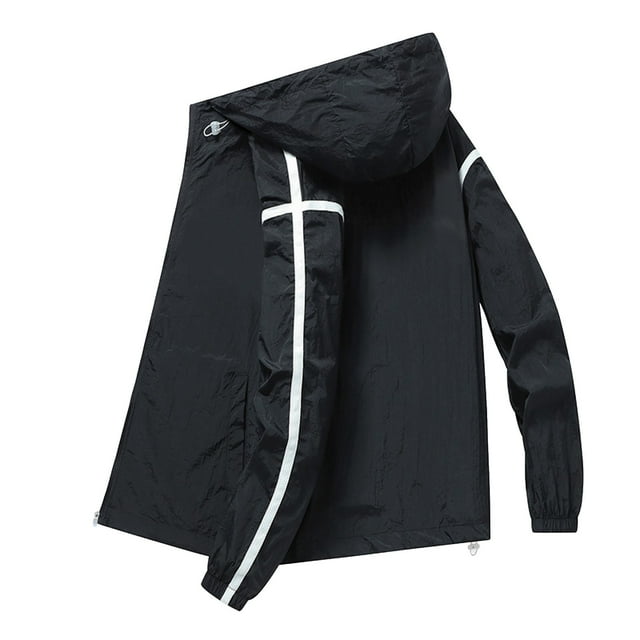 Veste de Pêche Protectrice d'Été pour Hommes Manteau de Travail Léger Tenue Décontractée Extérieure