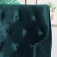 thumbnail image 6 of Noble House Contemporary Fabric Wingback Chair, Navy Blue, 6 of 7