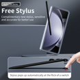 thumbnail image 4 of Dteck Case for Samsung Galaxy Z Fold 6 with Slim S Pen, Shockproof PC Case without Front Screen Protector Slim Cover for Galaxy Z Fold 6 5G,Darkgray, 4 of 7
