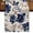 Blue, variant on Navy Indigo Florals Burlap Cotton Table Runner 13x108 Inches Long, Farmhouse Botanical Peonies Leaves Farmhouse Table Runners, Outdoor Dining Tablecloths Decor for Baby Shower/Party/Wedding