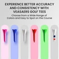 thumbnail image 6 of ABPETE Golf Tees Plastic 1 1/2 inch Value 600 Pack, Upgrade More Unbreakable Bulk Stable Reduce Friction Side Spin Tee for Men Women Ladies, 6 of 13