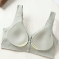 thumbnail image 5 of Posijego Womens Everyday Bra Button Front Closure Push-Up Bra Comfy Seamless Breathable Bra for Women, 5 of 6