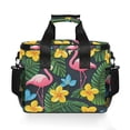 thumbnail image 7 of FORMRS Insulated Cooler Bag 24 Cans Capacity Soft Leakproof Lunch Box with Side Pockets, Flamingo Floral Pattern, 7 of 7