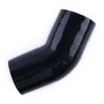 thumbnail image 2 of LUXERAD Silicone 45 Degree elbow Hose ,ID 95mm,Length 4"(102mm),4-Ply (5.4mm) Reinforced Turbo/Intercooler/Intake Piping Coupler Industrial Hydraulic Hoses Black, 2 of 5
