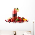thumbnail image 1 of Berry Smoothie Wall Decal by Wallmonkeys Peel and Stick Graphic (36 in W x 24 in H) WM303495, 1 of 4