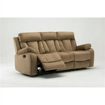 Modern Fabric Sofa, Beige - 40 in.