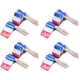 thumbnail image 1 of 200Pzs Mini Palillo de Dientes de Madera Con Bandera para Decorar Pasteles de Frutas de Fiesta - Francia (Azul, Blanco, Rojo), 1 of 9