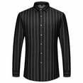 thumbnail image 2 of Chemise Décontractée pour Homme à Col à Revers, Boutonnée, à Manches Longues, Doublée de Molleton avec Design Garde-Chaleur, pour Usage Quotidien et Extérieur, Style Affaires Décontracté, 2 of 6