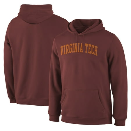 Maroon Pullover Hoodie - Virginia Tech Hokies Fanatics Branded Basic Arch Pullover Hoodie - Maroon