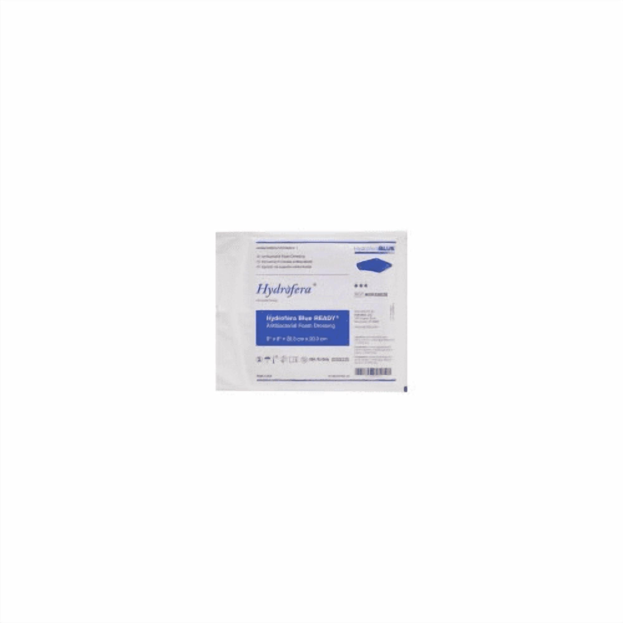 Antibacterial Foam Dressing HydraferaBLUE READY 8 X 8" Square Sterile (1 Each)