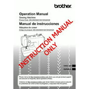 Angle View: Brother BB370 Sewing Machine Owners Instruction Manual
