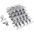 thumbnail image 4 of 60 Pack 1.2 Inch Bulldog Clips Metal Hinge Clips Bull Binder Paper File Clamps, 4 of 6