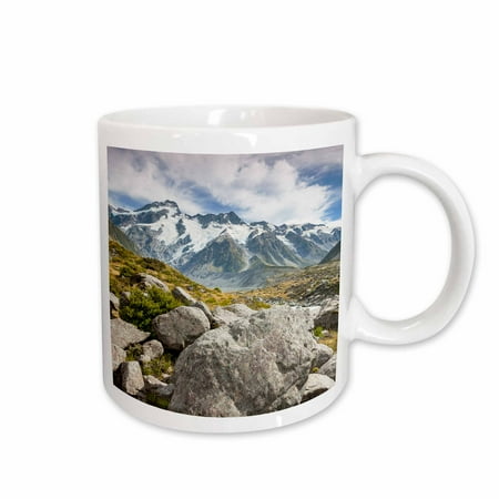 3drose, New Zealand, Canterbury, Aoraki-mt. Cook National Park, Hooker Valley, 15oz Mug