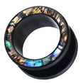 thumbnail image 2 of 1 Pair Simple Ear Expanders Fashion Earrings Creative Ear Stretchers Delicate Ear Tunnels Plugs for Man Woman (8mm), 2 of 8
