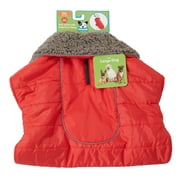 Fetchwear Red Dog Jacket With Reflective Piping, Large