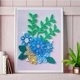 thumbnail image 4 of Cuadros Decorativos Quilling flor forma especial parcial cristal diamante pintura DIY (GT196) Likrtyny embutido en tela, 4 of 6