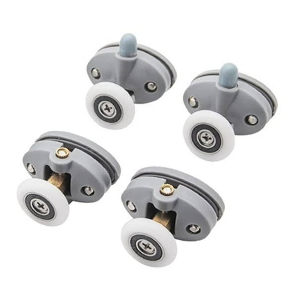 Ruedas nuevas y adecuadas para mamparas de ducha, plástico ABS Poleas Rodillos Para Puertas Corredizas Para Cabina De Ducha Ruedas Para Baño