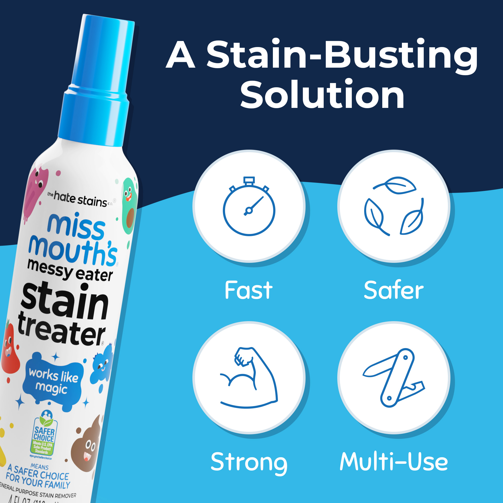 Miss Mouth's Messy Eater Stain Treater Spray 4 fl oz photo 4