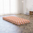 thumbnail image 5 of Orange Foldable Mattress, Citrus Fruit on Polka Dots, 74.8" x 35.4", Pale Pink Apricot, by Ambesonne, 5 of 6