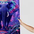 thumbnail image 3 of Orinice Elephant Forest Mushrooms Bathroom Decor Set - Colorful Luxurious Graphic Print Polyester Fabric Fashion Shower Curtain with Hooks - Chic Modern Bathroom Decor 69x72, 3 of 7