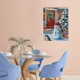 thumbnail image 2 of Fenyluxe Snowman Penguin Christmas Canvas Print Home Decoration Art Modern Wall Decor for Living Room Bathroom Bedroom Office, Perfect Gift Idea 12x16in, 2 of 5