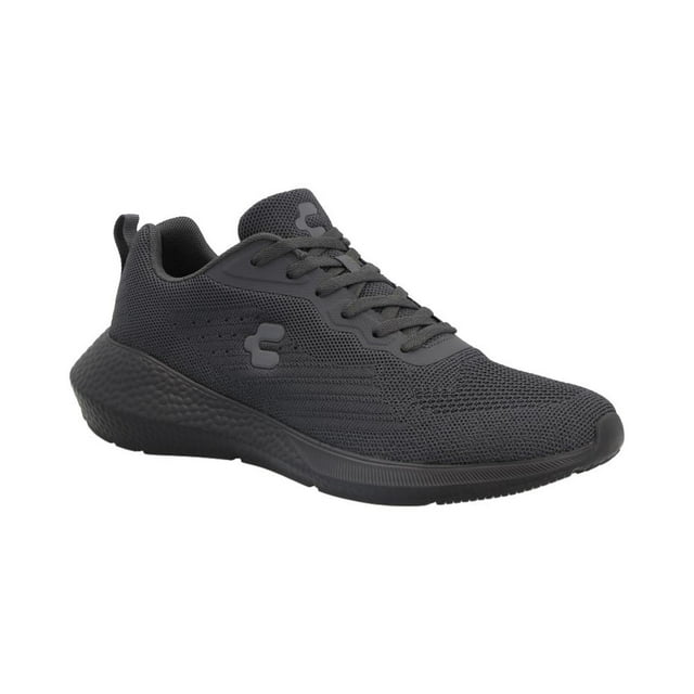 Tenis Hombre Charly Textil Deportivo Durable Caminar Correr Deportivo Ajustable Cordones Suela Plana gris 28