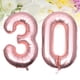 thumbnail image 4 of Globos gigantes de aluminio de 40 pulgadas con el número 30 para fiestas, festivales, cumpleaños, aniversarios, accesorios para fotos, 4 of 6