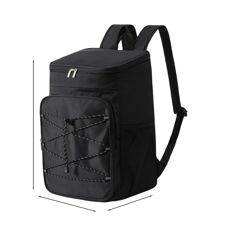 Lunch Backpack for Men Insulated Cooler Backpack Lunch Box Backpack Water Resistant Computer Daypack College Laptop Backpack for Travel Picnic Work Black Walmart