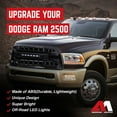 thumbnail image 3 of AMERICAN MODIFIED Armor Grille for 2013-2018 Dodge Ram 2500/3500, Glossy Black, 3 of 12