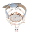 thumbnail image 1 of 1 Set of Unique Cartoon Rabbit Watch Adorable Students Watch With Rabbit Bracelet Decorative Watch, 1 of 2