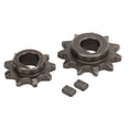 thumbnail image 2 of Kit de engranajes de Motor delantero y trasero Bling Bling Acero al carbono 9 dientes 11 dientes para cadena 06B, 2 of 12