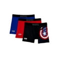 thumbnail image 2 of Marvel Men's Captain America Mesh Boxer Briefs, 3 Pack, 2 of 3