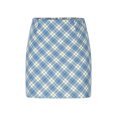 thumbnail image 5 of Dianli Gifts Skirt Check Women's High Waisted Checkered A Line Short Skirt Hip Hugging Pleated Look Pull On Classic Retro Schoolgirl Inspired Casual Skirt Skort, 5 of 7