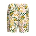 thumbnail image 2 of Haiem Lemon Men's Pajama Short with Soft Woven Cotton Elastic Waistband Sleep Short-4X-Large, 2 of 9