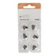 thumbnail image 2 of 26-27 6pcs Click Sleeve Vented Silicone Anti Static Washable Sound Amplifier Click Sleeve Accessory Black Xs, 2 of 5