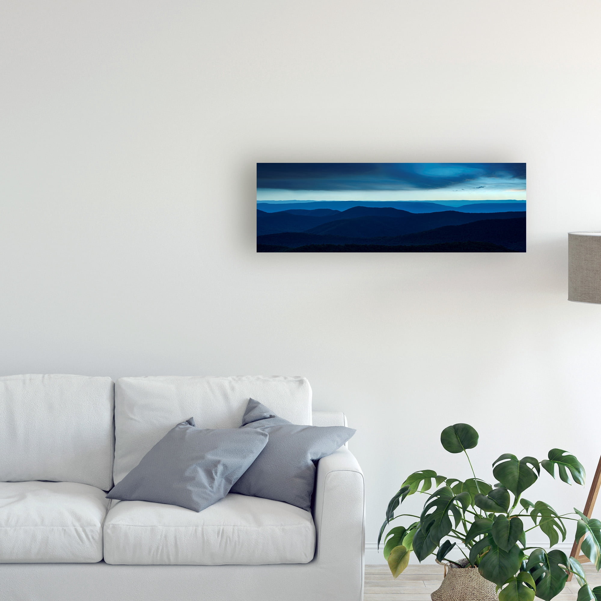 Trademark Fine Art 'Misty Mountains VI' Canvas Art by James McLoughlin