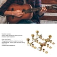 thumbnail image 4 of Guitar Tuning Key, 6 Pcs Full Closed Guitar Tuning Key, Accurate, Fast Operation, Metal Tuning Pegs, Zinc Alloy, Acoustic Electric Guitar Gold, 4 of 8
