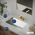 thumbnail image 6 of Karran Usa Ccu400 Cinox 23-5/8" Rectangular Stainless Steel Undermount Bathroom Sink -, 6 of 7