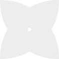 thumbnail image 4 of 16"OD x 1"ID x 6"C x 1"P Cosmo Architectural Grade PVC Contemporary Ceiling Medallion, 4 of 4