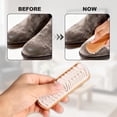 thumbnail image 4 of 3pcs Rubber Suede Shoe Brush and Eraser, Shoe Cleaning Brush with Soft Bristle Suede Polish Tool for Nubuck Crepe Shoes Polishing Restoration, 4 of 7
