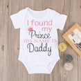 thumbnail image 3 of Daddys Girls Baby Clothes daddy's girl baby outfits Daddy‘s Day Baby Bodysuits Gifts Short Sleeves Summer Romper Clothes 0-6 Months, 3 of 8