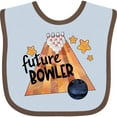 thumbnail image 3 of Inktastic Future Bowler Bowling Ball and Pins Boys or Girls Baby Bib, 3 of 4