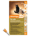 (12 pack) Advantage Multi Topical Solution for Cats, 5.19 lbs, (Orange