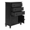 thumbnail image 4 of Rustic Gray Wood 5pc Queen Bedroom Set, 4 of 5