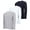 Charcoal & Black / White & Charcoal / Black & Heather Gray, variant on Men’s Thermal Henley Shirts 3-Pack, Long Sleeve Waffle Knit Base Layer Tops, Warm Layering Shirts for Winter, Sizes S–3XL