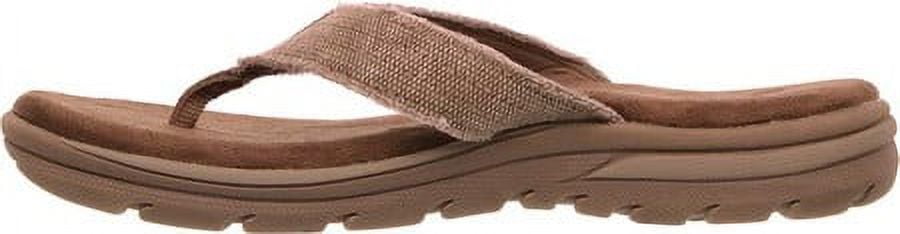 Skechers men's jayline top flip flop brown