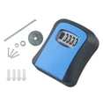 thumbnail image 3 of SPRING 4-Digit Password Storage Combination Lock Box Outdoor Use For House Keys blue, 3 of 9