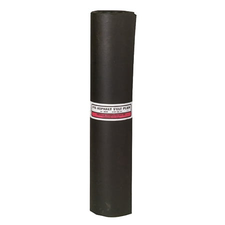 American Saturated Felt #15 Felt Roofing Paper 36 In. 432 Sq. Ft. 15 Lbs. (Best Roofing Felt For Sheds)